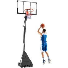 Canasta de Baloncesto Negro 120 x 120 x 305 cm