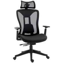 Silla de Oficina Negro 70 x 66 x 128 cm