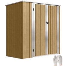 Caseta de Jardín Marrón 163 x 89 x 163 cm