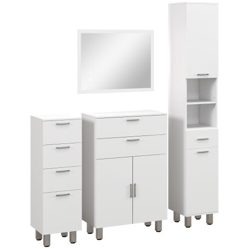 Conjunto de Baño Blanco 60 x 30 x 93 cm