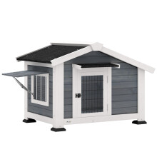 Caseta para Perro Gris 98 x 76 x 69.5 cm