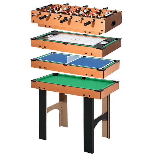 Homcom Mesa Multijuego Bicolor 92 x 78 x 80 cm