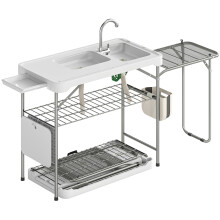Mesa Limpieza Pescado Blanco 177.5 x 58 x 110 cm