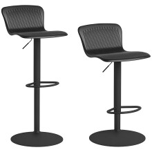 Taburetes de Bar Negro 38.5 x 40 x 97.5 cm