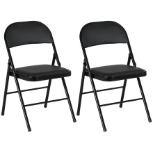 Sillas Plegable Negro 45 x 46 x 78 cm