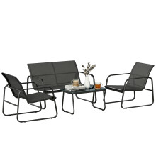 Muebles de Jardín Gris 112 x 73 x 74 cm