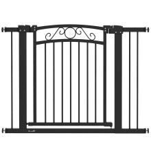Barrera de Seguridad Negro 104 x 4 x 77 cm