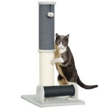 Rascador para Gato Gris 40 x 48 x 85 cm
