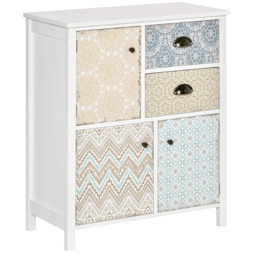 Homcom Cómoda Multicolor 68 x 34 x 80 cm