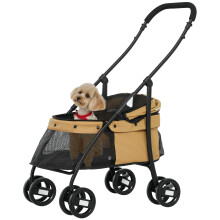 Carrito para Mascota Marrón 82 x 47 x 97 cm