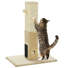 Rascador para Gato Beige 59.5 x 39 x 79 cm
