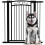 PawHut Barrera para Perro Negro 104 x 4 x 105 cm 1
