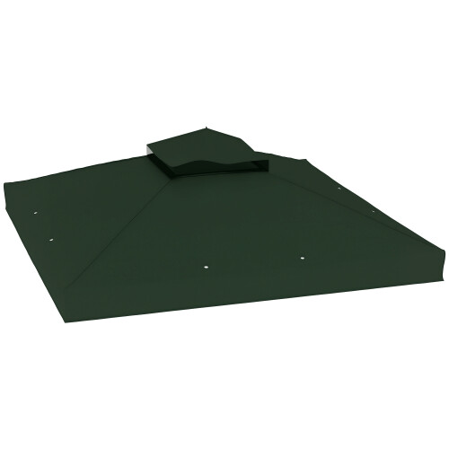 Outsunny Techo de Repuesto Verde 300 x 300 cm