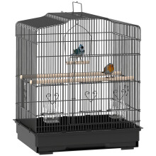 Jaula para Pájaro Negro 46.5 x 36 x 59 cm