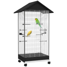 Jaula para Pájaro Negro 79 x 65 x 155 cm