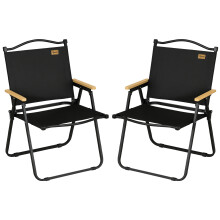 Sillas de Camping Negro 54 x 59 x 78 cm