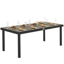 Mesa de Jardín Bicolor 190 x 90 x 74 cm