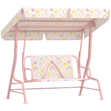 Columpio Jardín Infantil Rosa 112 x 75 x 120 cm