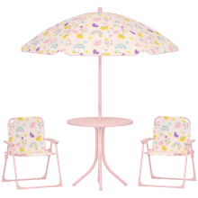 Conjunto Infantil Jardín Rosa 49.5 x 49.5 x 50 cm
