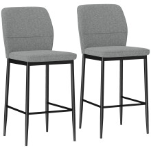 Taburetes de Bar Gris 41 x 52 x 97 cm