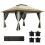 Outsunny Carpa Plegable Beige 356 x 356 x 280 cm 1