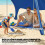 Outsunny Toldo de Playa Azul 208 x 200 x 200 cm 5
