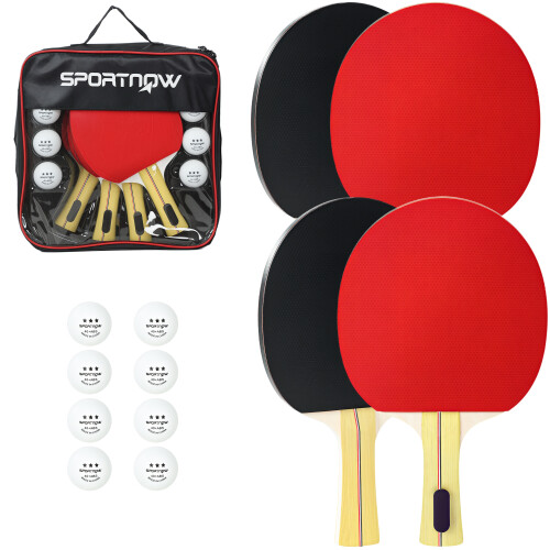 Palas Ping Pong Rojo 25.8 x 15.2 x 0.7 cm