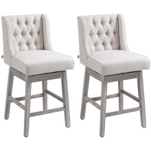 Taburetes de Bar Beige 46 x 57 x 101 cm