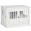 PawHut Jaula para Perro Blanco 78 x 53 x 59.3 cm 1