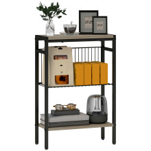 Mesa Auxiliar Gris 43 x 18 x 62.5 cm
