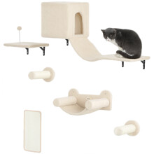 Estantes para Gato Beige 106 x 30 x 30.5 cm