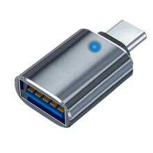 LED USB-C auf USB-A Adapterkonverter (1 Stück)
