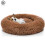 Luxtrada Shag Fur Donut Κρεβάτι κατοικίδιων για μικρά έως μεσαία σκυλιά 1