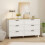 Homcom Cómoda Blanco 120 x 38 x 71 cm 2