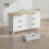 Homcom Cómoda Blanco 120 x 38 x 71 cm 3