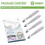 Conjunto de 4 mini pinças de servir em aço inoxidável de 10 cm (3,94 polegadas). 2