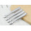 Conjunto de 4 mini pinças de servir em aço inoxidável de 10 cm (3,94 polegadas). 4