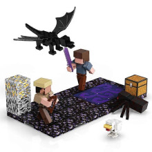 (9944) Magnetic Building Blocks with Mini Animal Figures - STEM Educational Toys for Kids