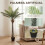 Homcom Palmera Artificial Verde 80 x 60 x 180 cm 4