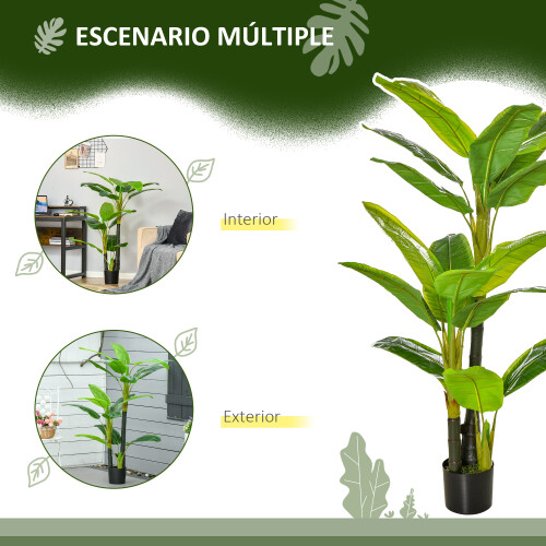 Homcom Plataneras Artificiale Verde 17 x 17 x 150 cm