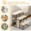 PawHut Escalera para Perro Bicolor 47 x 45 x 47 cm 6
