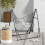 Outsunny Soporte para Hamaca Negro 268 x 89 x 100 cm 2