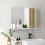 Homcom Espejo de Baño Blanco 60 x 14 x 50 cm 2