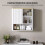 Homcom Armario de Pared Blanco 60 x 20 x 62 cm 1