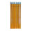 LYCAQL Woodcased HB Pencils Yellow Hexagonal 10 Count 1