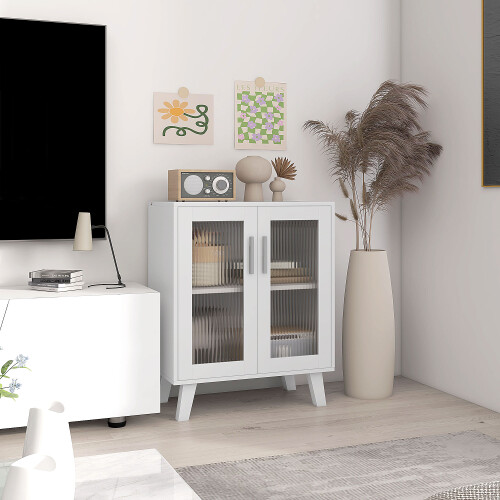 Homcom Aparador Blanco 61 x 35 x 75 cm 1