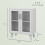 Homcom Aparador Blanco 61 x 35 x 75 cm 3