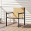Outsunny Silla de Ratán Marrón 74 x 61 x 81 cm 3