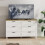Homcom Cómoda Blanco 120 x 38 x 71 cm 5