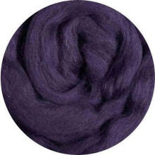 Merino wool roving for felting plum 4 oz